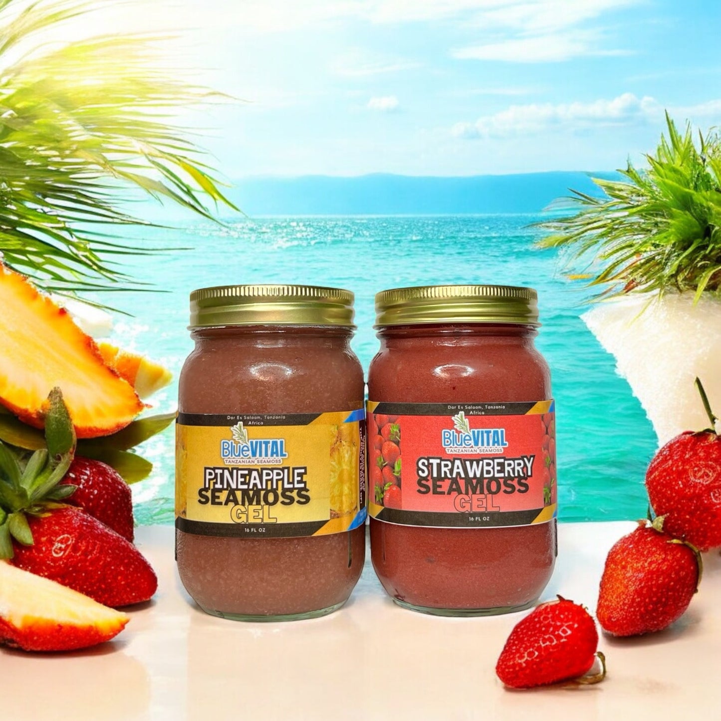 Pineapple & Strawberry 2pack (16oz)