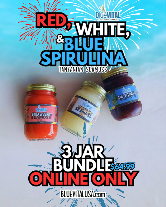 RED, WHITE, & BLUE SPIRULINA (BUNDLE)