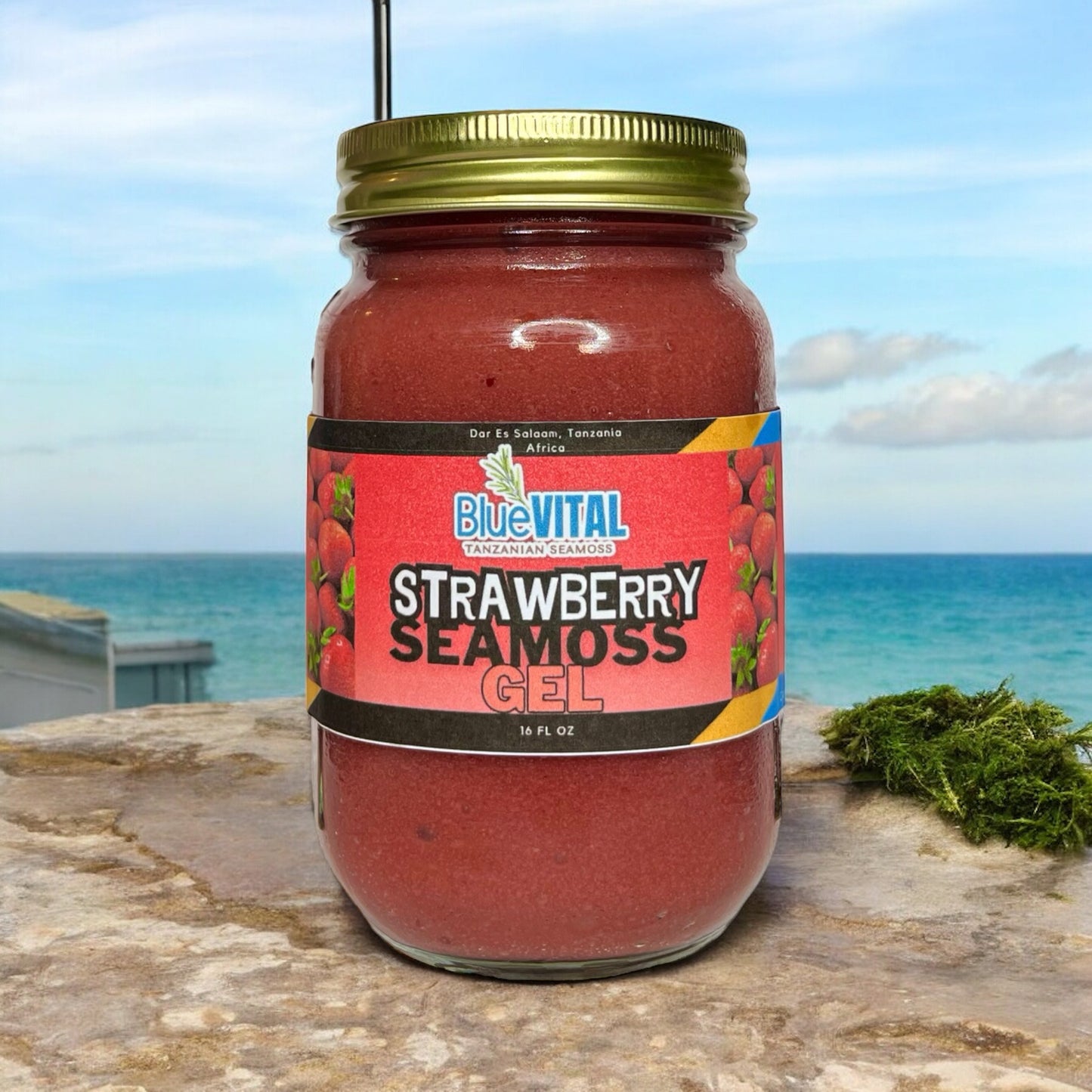 Strawberry Tanzanian Seamoss Gel