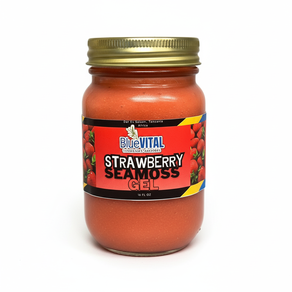 Strawberry Tanzanian Seamoss Gel 🍓🌊