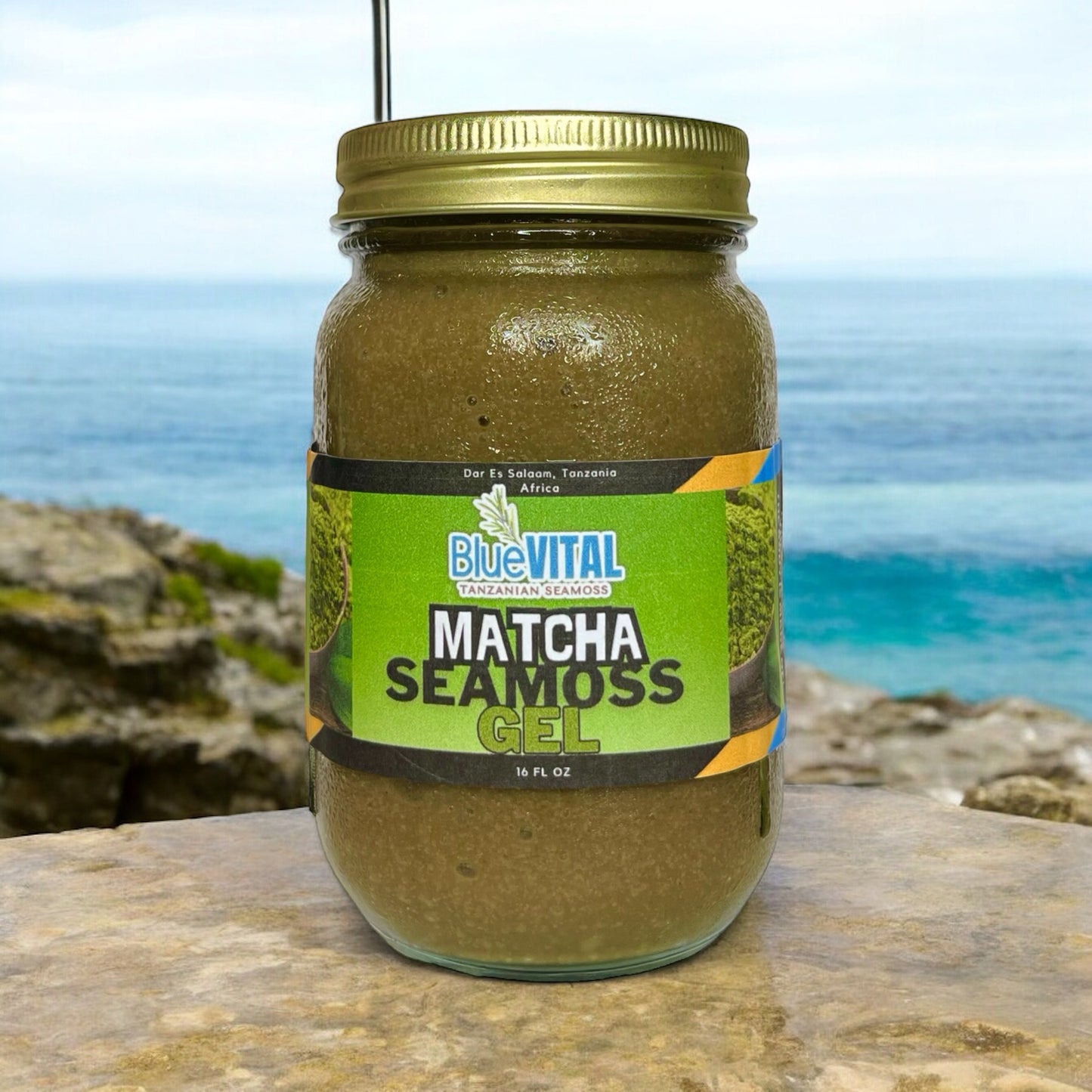 Matcha Sea Moss Gel 16 oz