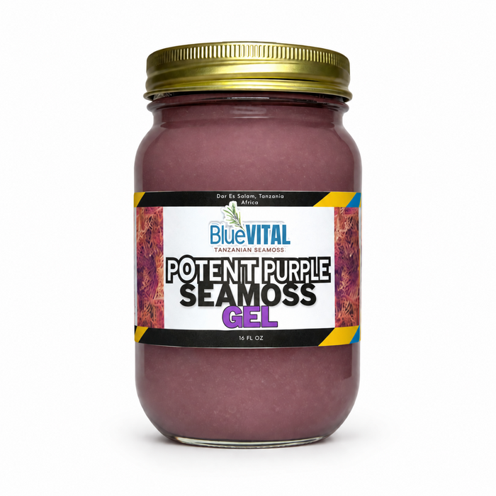 Potent Purple Tanzanian Seamoss Gel 💜🌊